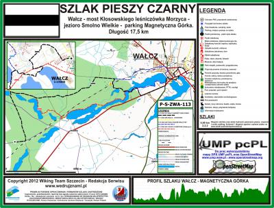 P-S-ZWA-113, czarny, Wałcz PKP/PKS - Magnetyczna Górka, 17,5 km