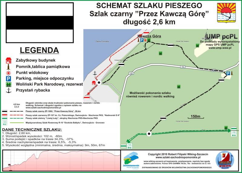 Szlak czarny ZP-1002 Międzyzdroje