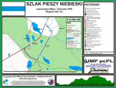 P-N-ZWA-086, niebieski, OSTROWIEC PKS - LEŚN. WAŁCZ, 4,0 km