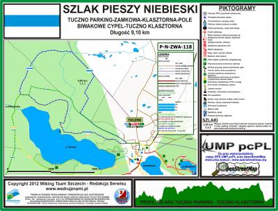 P-N-ZWA-118 (PTTK ZP-1139n), niebieski, Tuczno PKS - Tuczno PKS, 9,10 km