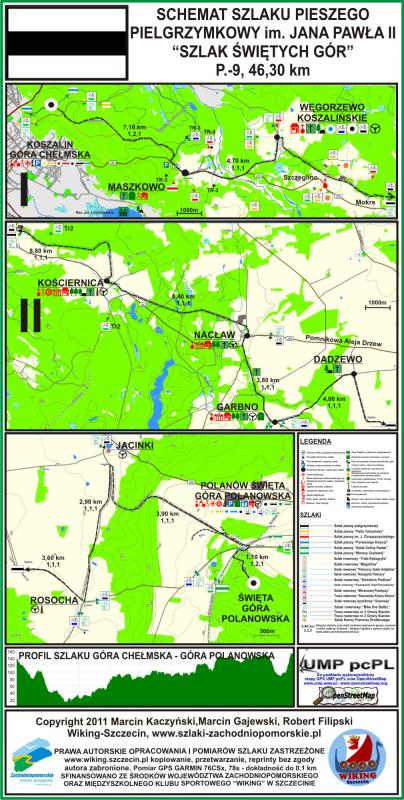Szla Pielgrzymkowy im. Jana Pawła II "Świętych Gór", 46,30 km
